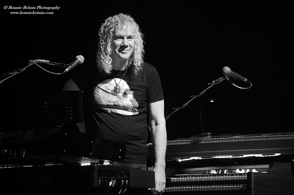 David Bryan playing with Bon Jovi in London